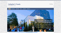 Desktop Screenshot of gallagherstravels.com