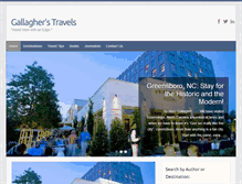 Tablet Screenshot of gallagherstravels.com